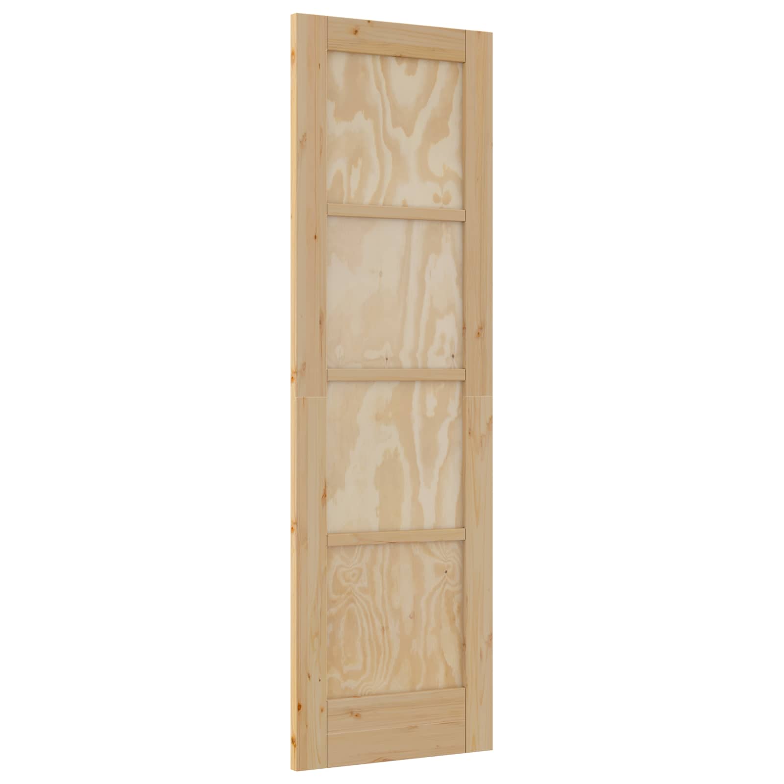 vidaXL Interior Tür Natur 61 x 198,5 cm Sperrholz