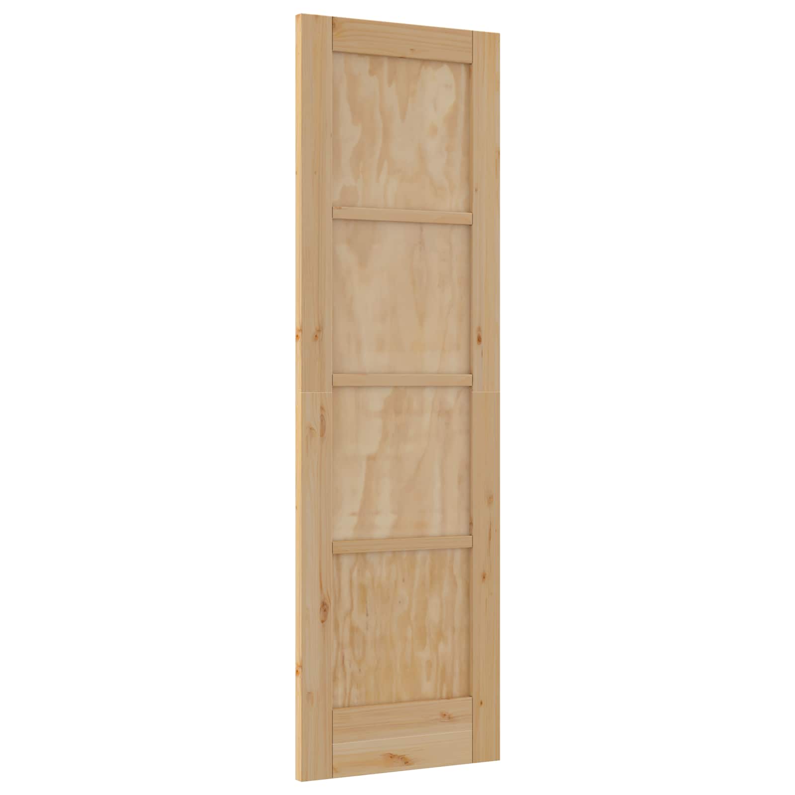 vidaXL Interior Tür Natur 61 x 198,5 cm Sperrholz