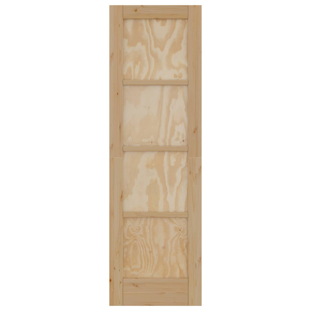 vidaXL Interior Tür Natur 61 x 198,5 cm Sperrholz