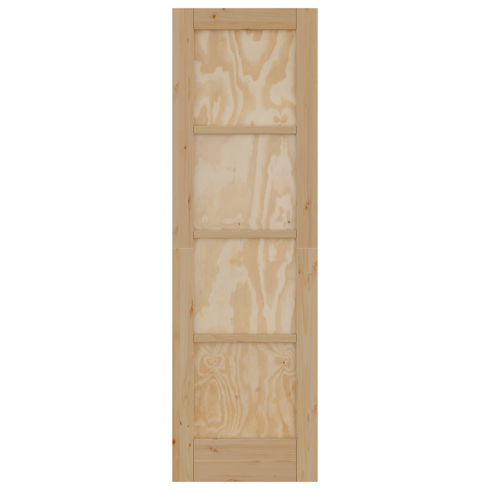 vidaXL Interior Tür Natur 61 x 198,5 cm Sperrholz