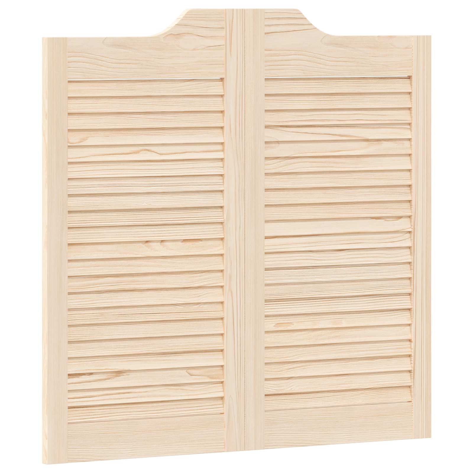 vidaXL Schwingtüren Natur 80 x 40 cm Massives Kiefernholz