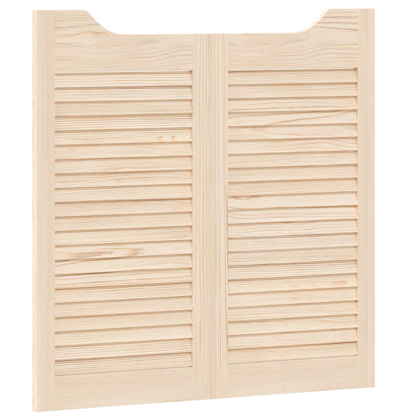 vidaXL Schwingtüren Natur 80 x 40 cm Massives Kiefernholz