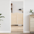 vidaXL Schwingtüren 2 pcs Natur Massives Kiefernholz