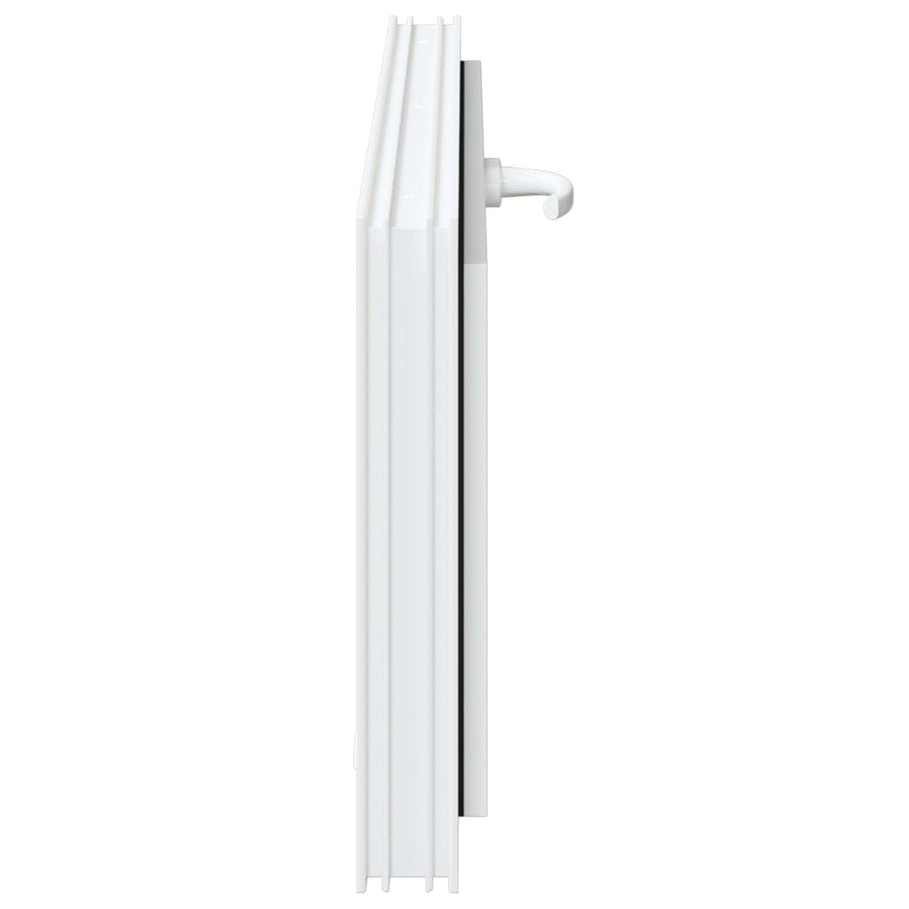 vidaXL Kellerfenster RISOR 110 x 40 cm PVC und Glas Weiß