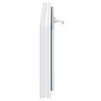 vidaXL Kellerfenster RISOR 110 x 40 cm PVC und Glas Weiß