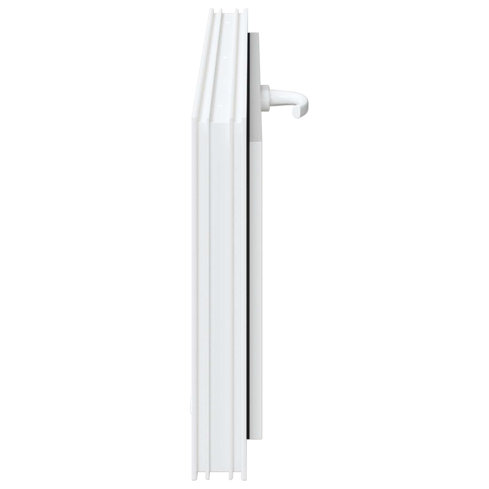 vidaXL Kellerfenster RISOR 110 x 40 cm PVC und Glas Weiß