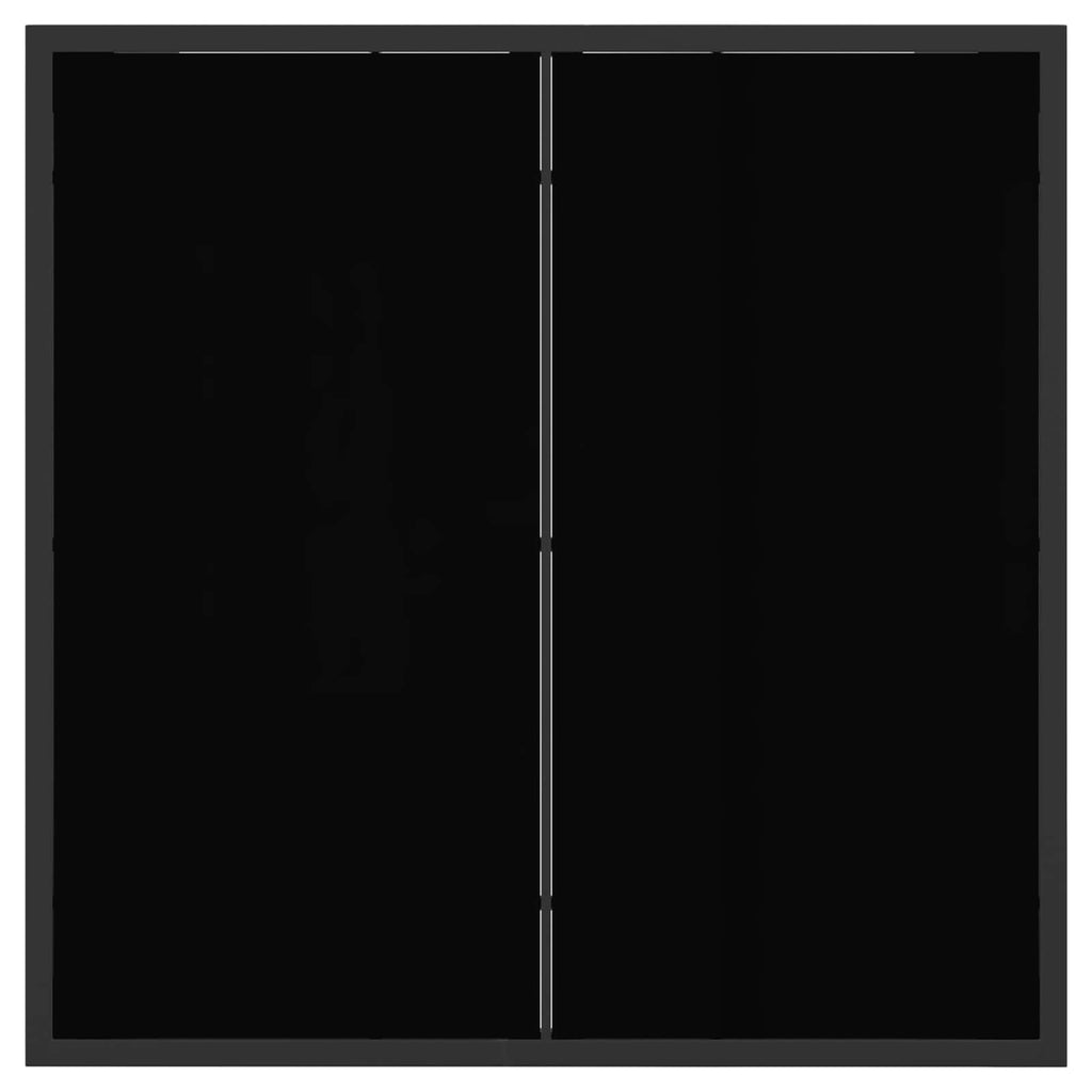 vidaXL Garten Essgruppe 5 pcs Schwarz und Dunkelgrau 80 x 80 x 73 cm