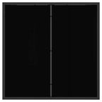 vidaXL Garten Essgruppe 5 pcs Schwarz und Dunkelgrau 80 x 80 x 73 cm