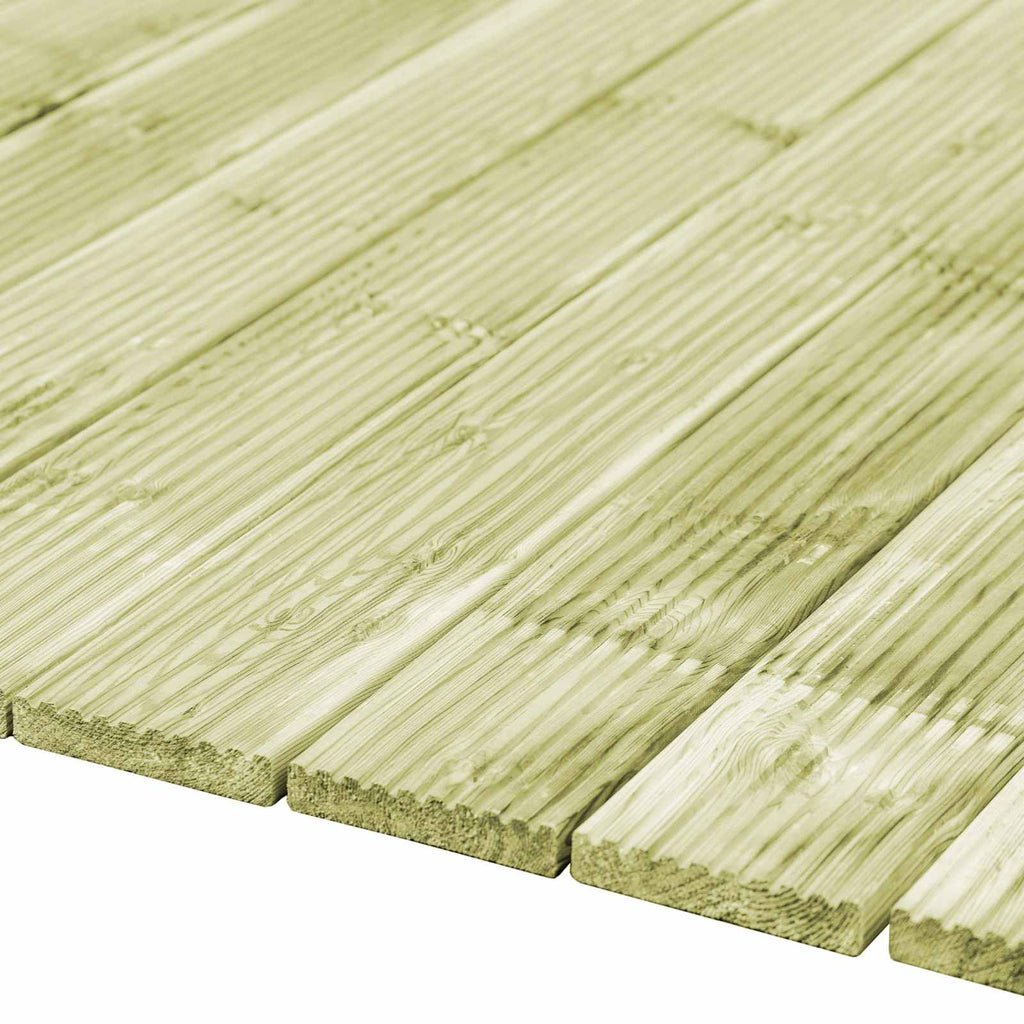 vidaXL Terrassendiele 8 pcs Grün imprägniert 1,16 m²