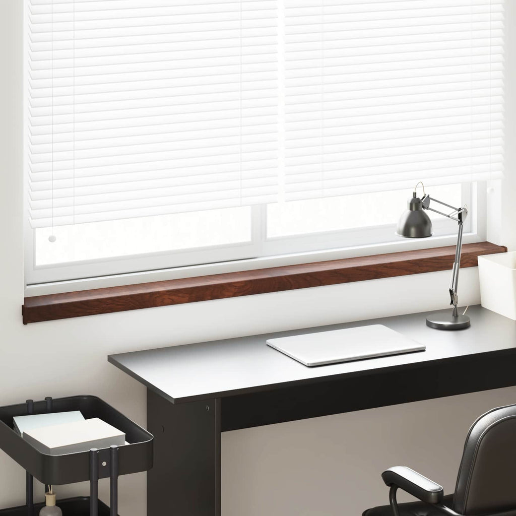 vidaXL Fensterbank Braunes Holz 160 x 10 x 4,5 cm PVC
