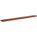 vidaXL Fensterbank Braunes Holz 160 x 10 x 4,5 cm PVC