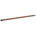 vidaXL Fensterbank Braunes Holz 160 x 10 x 4,5 cm PVC