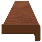 vidaXL Fensterbank Braunes Holz 160 x 10 x 4,5 cm PVC