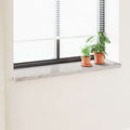 vidaXL Fensterbank Marmor Text 160 x 45 x 4,5 cm PVC