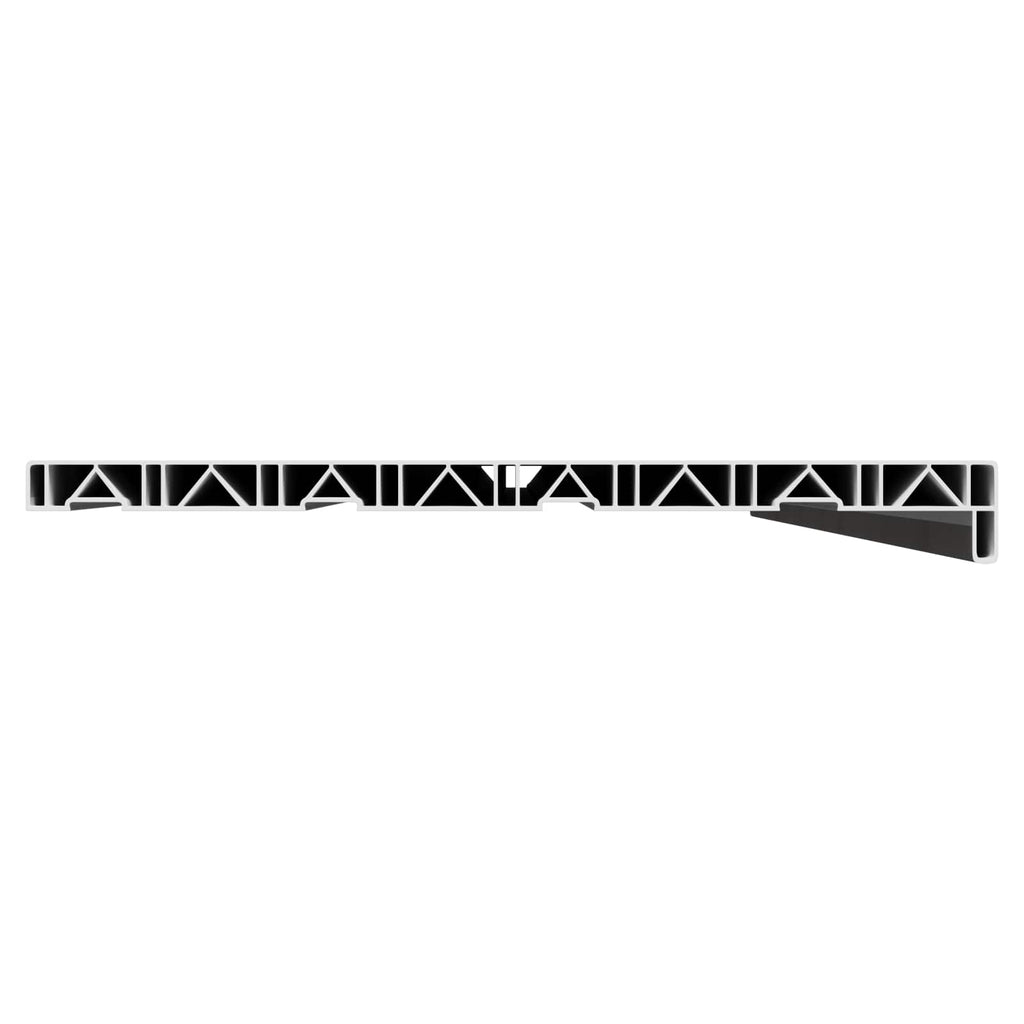 vidaXL Fensterbank Marmor Text 160 x 45 x 4,5 cm PVC