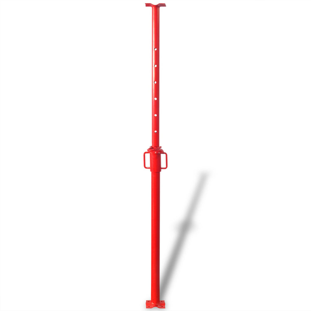 vidaXL Acrow-Stütze Rot 180 x 12,5 x 12,5 cm