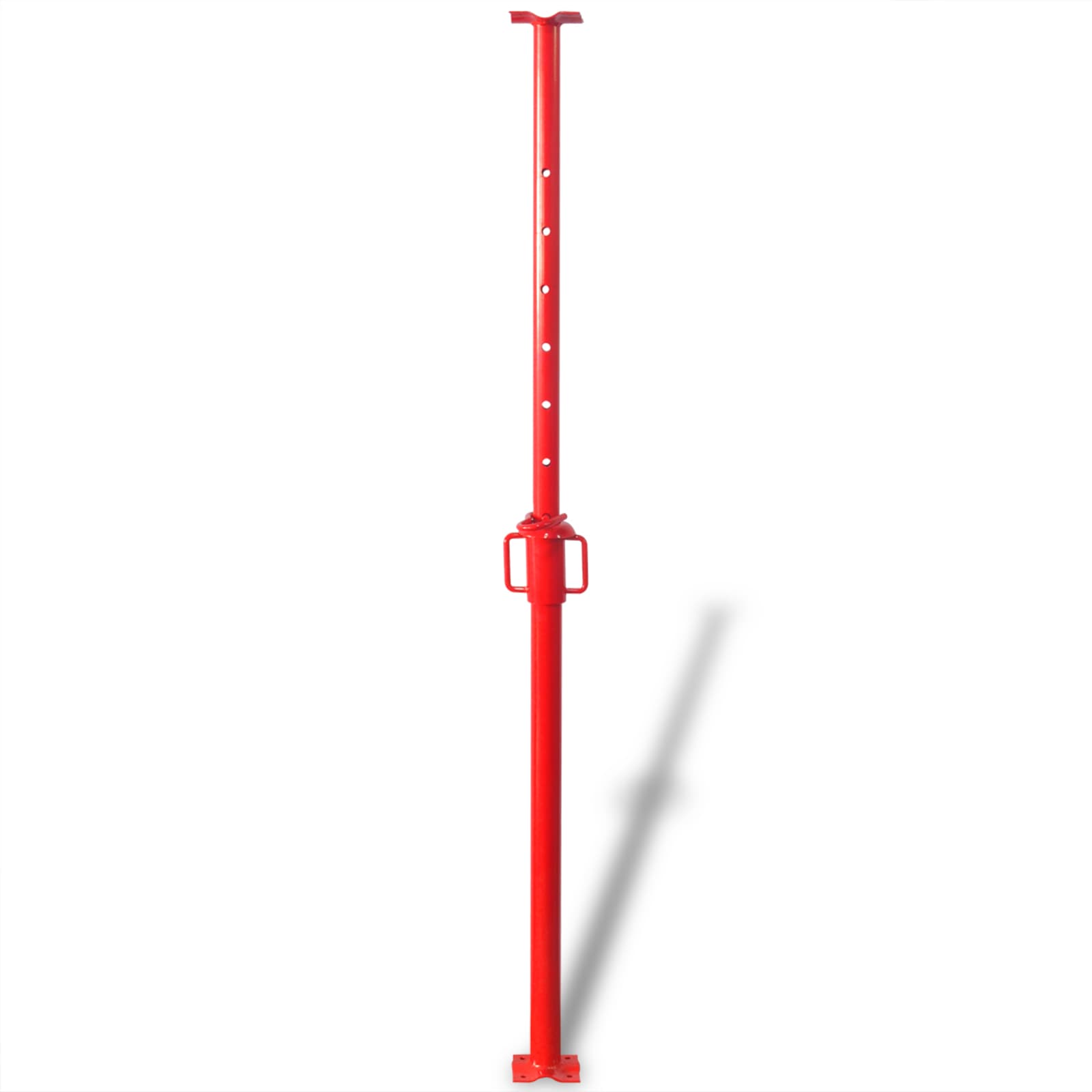 vidaXL Acrow-Stütze Rot 180 x 12,5 x 12,5 cm