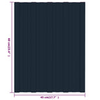 vidaXL Dachpaneel 36 pcs Anthrazit 60 x 45 cm Verzinkter Stahl