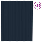 vidaXL Dachpaneel 36 pcs Anthrazit 60 x 45 cm Verzinkter Stahl
