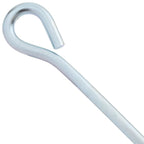 vidaXL Erdanker 2 pcs Silber Ø10 x 30 cm Galvanisiertes Metall