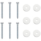 vidaXL Erdanker 6 pcs Silber Ø10 x 30 cm Galvanisiertes Metall