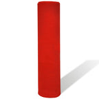 vidaXL Teppich Rot 1 x 5 m Polyester