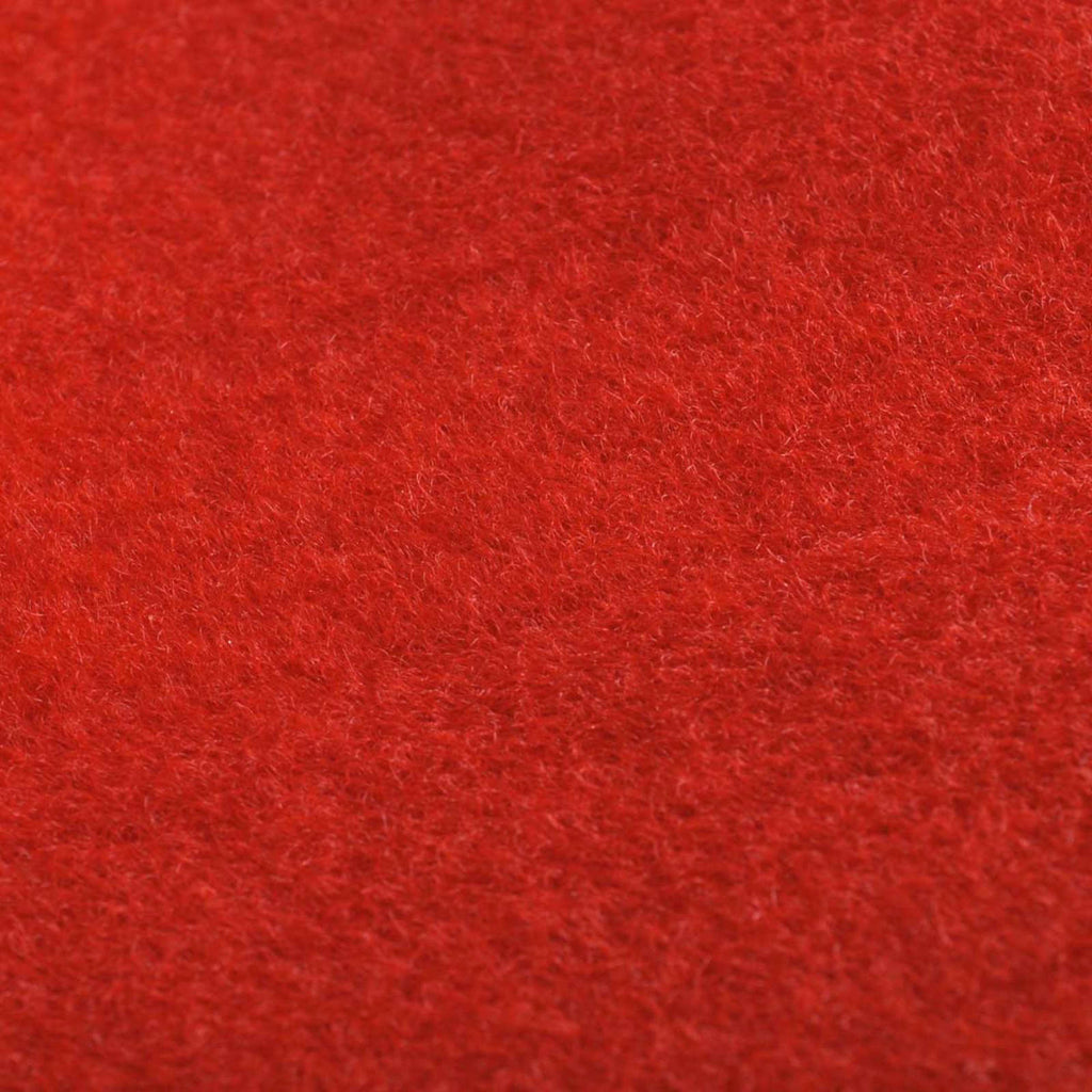 vidaXL Teppich Rot 1 x 5 m Polyester