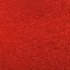 vidaXL Teppich Rot 1 x 5 m Polyester