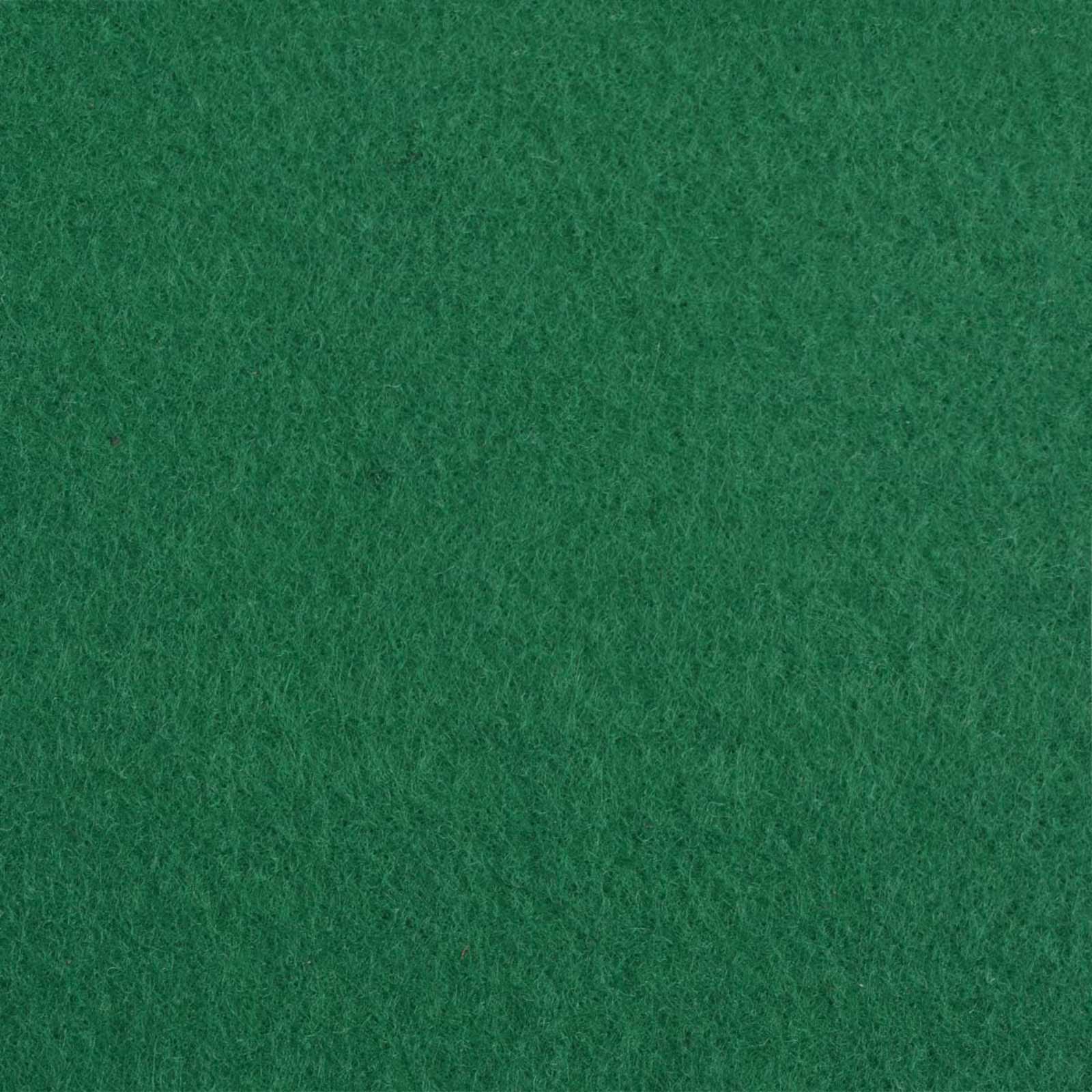 vidaXL Teppich Uni Grün 1 x 12 m Stoff