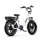 Vélo électrique ONESPORT OT08 - Moteur 500W Batterie 48V18AH Roues 20 pouces Frein à disque - Blanc