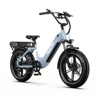 E-Bike ONESPORT OT08 - 500W Motor 48V18AH Battery 20 Inch Wheels Disc Brake - Grey