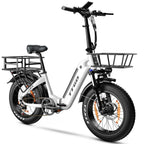 Panier avant vélo électrique TTGO F6 - 350x310x190mm 2.88KG - Noir