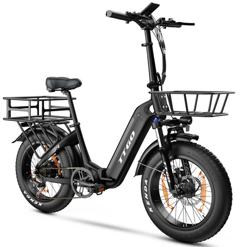 Vorderer Korb TTGO F6 E-Bike - 350x310x190mm 2.88KG - Schwarz