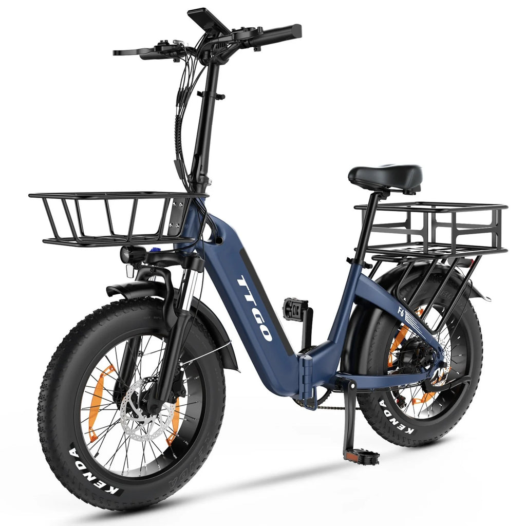 Panier avant vélo électrique TTGO F6 - 350x310x190mm 2.88KG - Noir