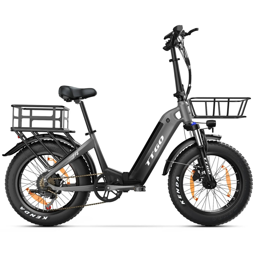 Rear Basket TTGO F6 E-Bike - 470*350*190mm 3.48KG - Black
