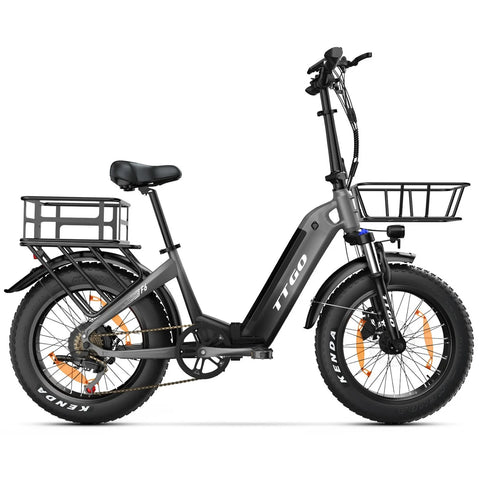Hinterer Korb TTGO F6 E-Bike - 470*350*190mm 3.48KG - Schwarz