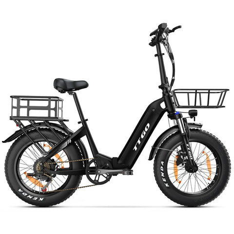 Hinterer Korb TTGO F6 E-Bike - 470*350*190mm 3.48KG - Schwarz