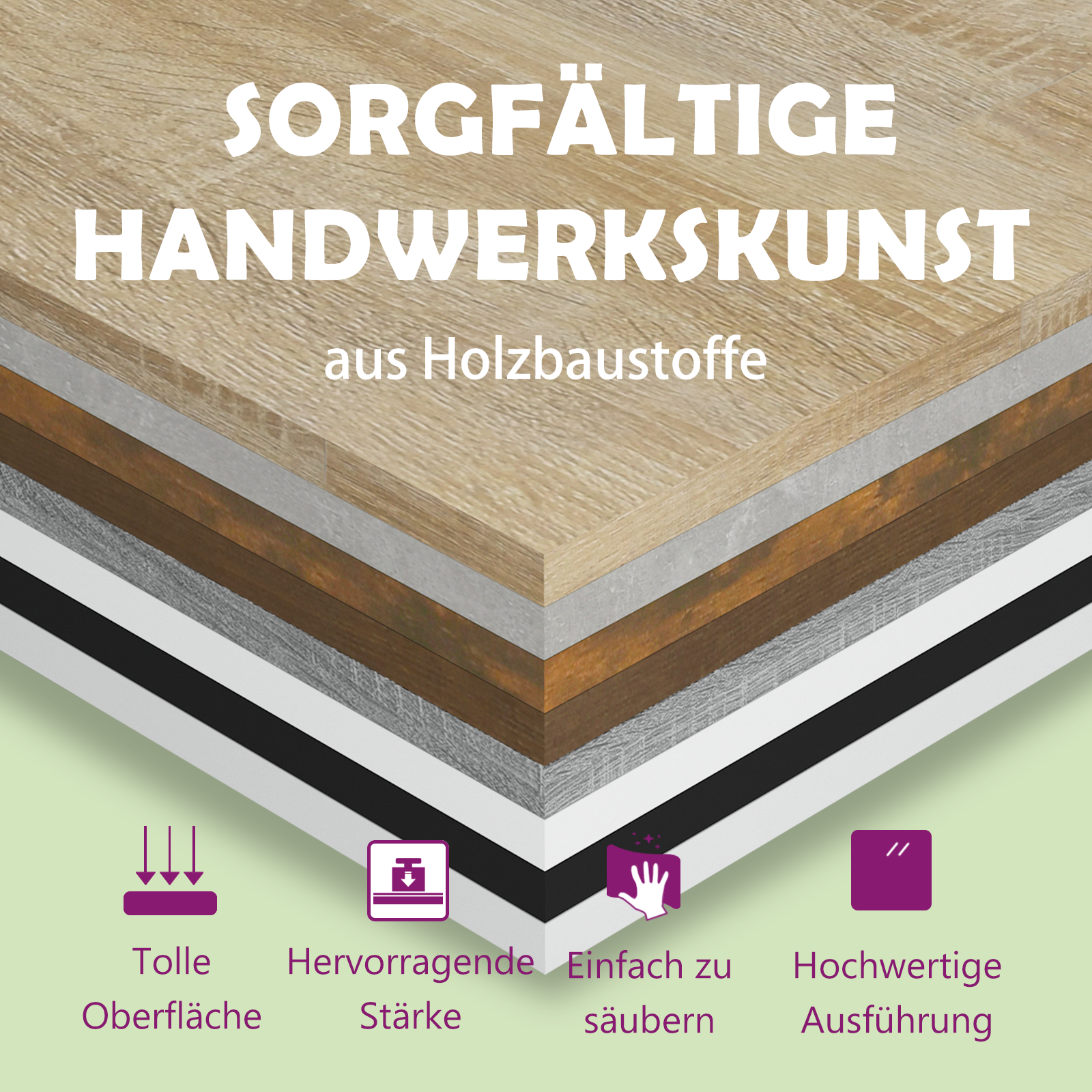 vidaXL Bücherregal-Bretter 4 Stk. Weiß 40x10x1,5 cm Holzwerkstoff