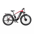Vélo électrique Duotts F26 - Moteur 2*750W Batterie Samsung 48V 20Ah Non pliable - Noir Rouge