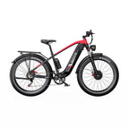 Vélo électrique Duotts F26 - Moteur 2*750W Batterie Samsung 48V 20Ah Non pliable - Noir Rouge