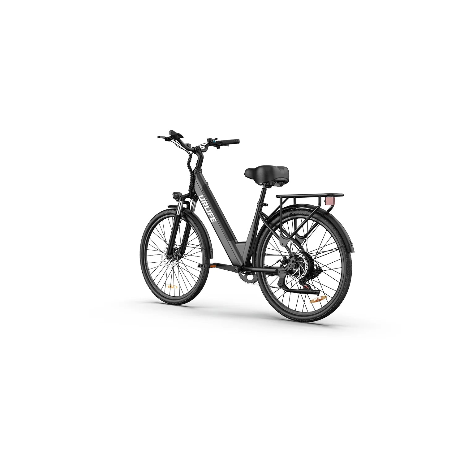 Vélo électrique URLIFE E26 - Moteur 250W Batterie 48V10.4Ah Pneus 26 pouces Freins à disque - Noir