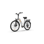 Vélo électrique URLIFE E26 - Moteur 250 W Batterie 48 V 10,4 Ah Pneus 26 pouces Freins à disque - Blanc