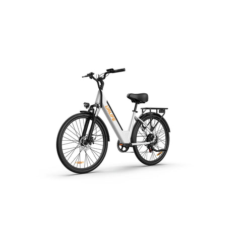 Elektrofahrrad URLIFE E26 -   250W Motor 36V 13Ah Batterie 26 Zoll Reifen Scheibenbremse - Weiß