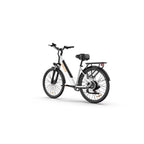 Vélo électrique URLIFE E26 - Moteur 250 W Batterie 48 V 10,4 Ah Pneus 26 pouces Freins à disque - Blanc