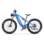 Vélo électrique Duotts E26 - Moteur 750W Batterie 48V20AH Pneus Gros 26*4.0 Pouces Freins Hydrauliques Avant Arrière - Bleu Violet