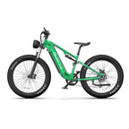 Duotts E26 E-Bike - Motor 750W Battery 48V20AH 26*4.0 Inch Fat Tires Front Rear Hydraulic Brakes - Green Purple