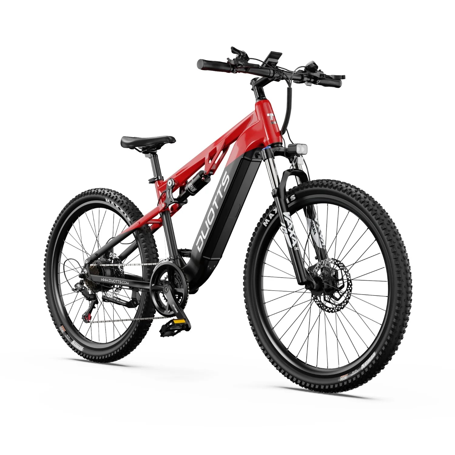 Duotts E29 Elektrisches Fahrrad - 250W Motor 48V13.5AH Batterie Hydraulische Bremsen - Schwarz Rot