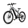 Duotts E29 Vélo électrique - Moteur 250W Batterie 48V13.5AH Freins hydrauliques - Blanc argenté