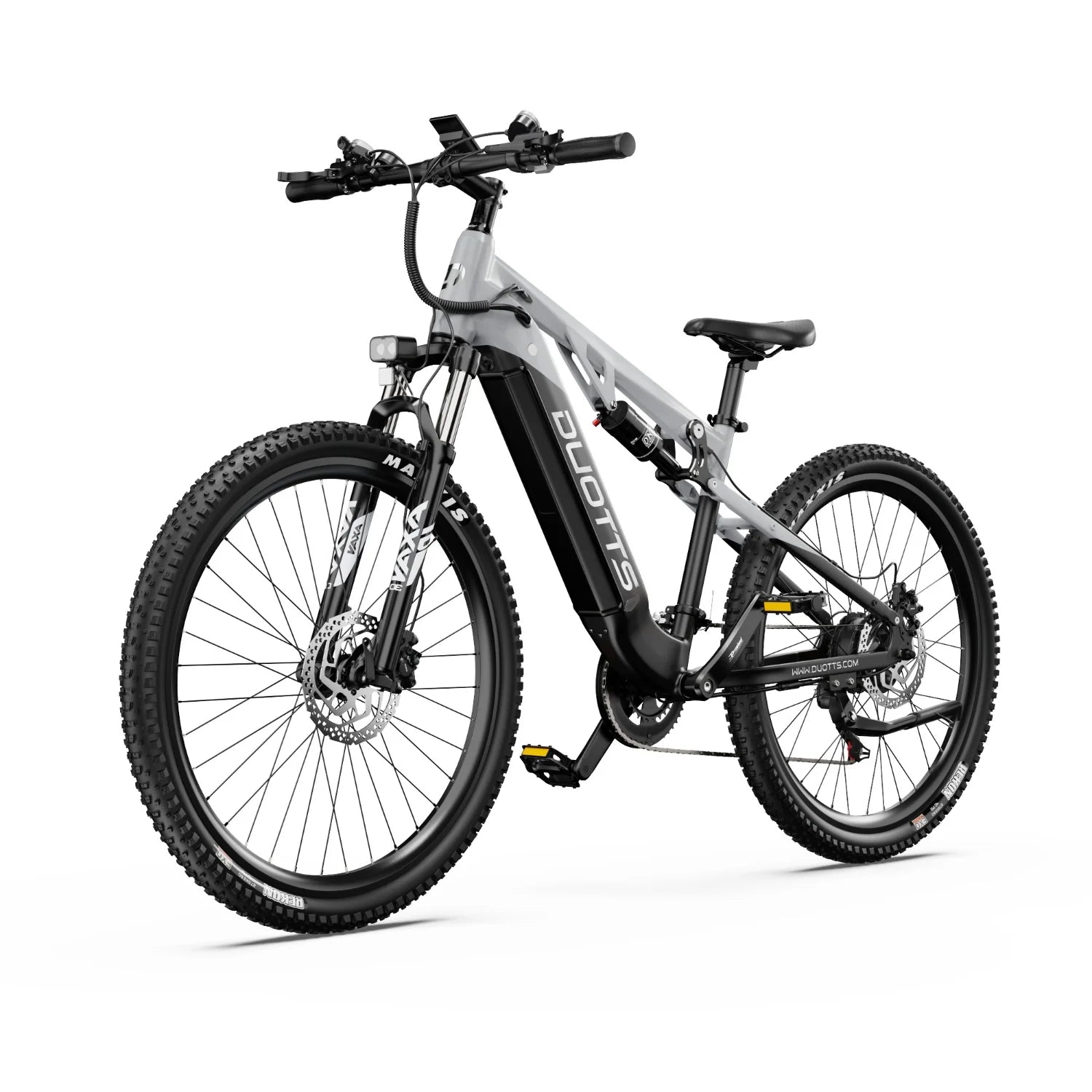 Duotts E29 Elektrisches Fahrrad - 250W Motor 48V13.5AH Batterie Hydraulische Bremsen - Silberweiß