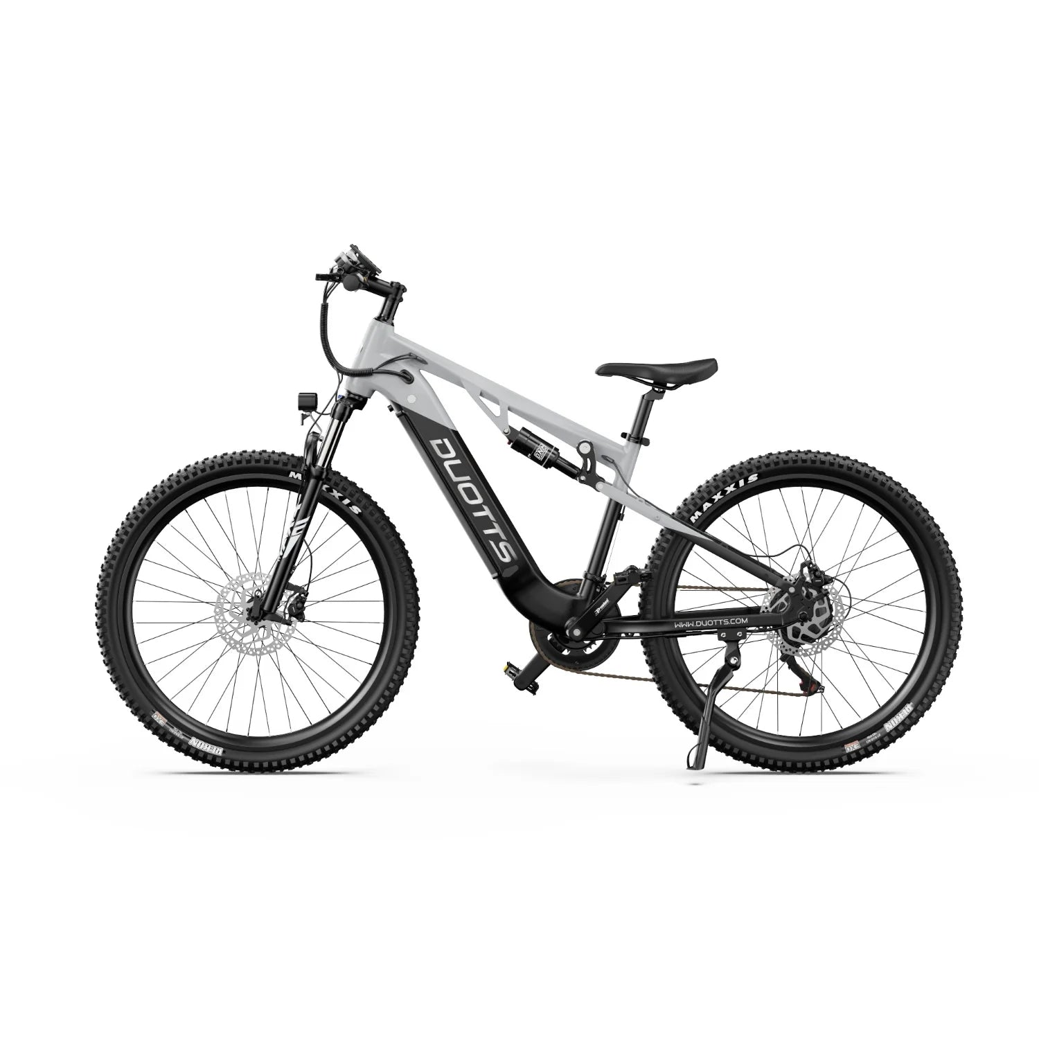 Duotts E29 Elektrisches Fahrrad - 250W Motor 48V13.5AH Batterie Hydraulische Bremsen - Silberweiß